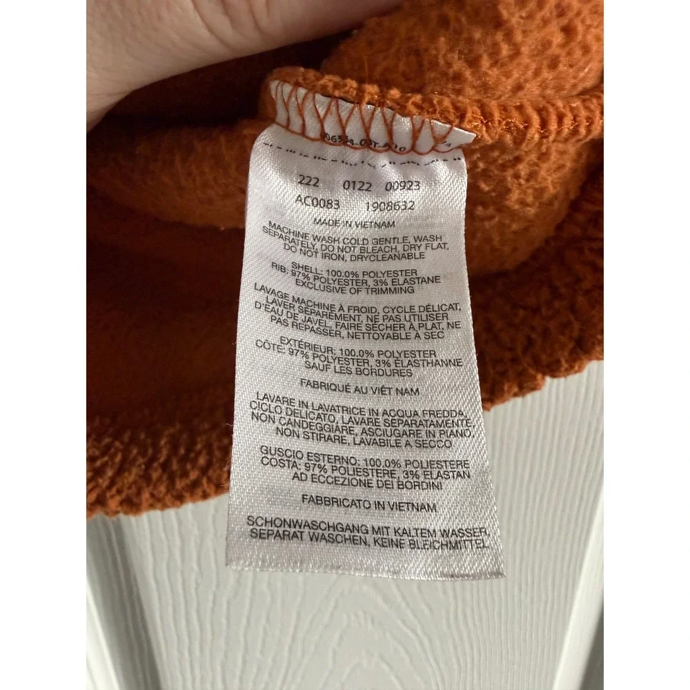 Columbia Kids Sherpa Fleece Jacket Burnt Orange Size‎ 3T Full Zip Cozy Warm